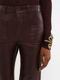 Deep Mahogany TROUSERS - Deep Mahogany