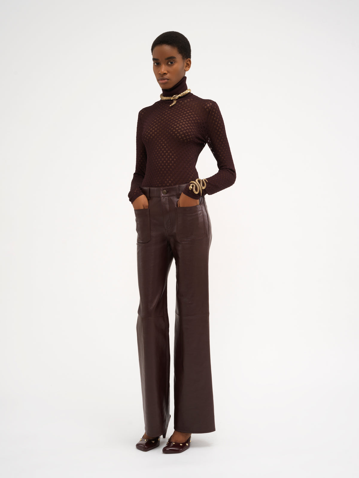 Deep Mahogany TROUSERS - Deep Mahogany