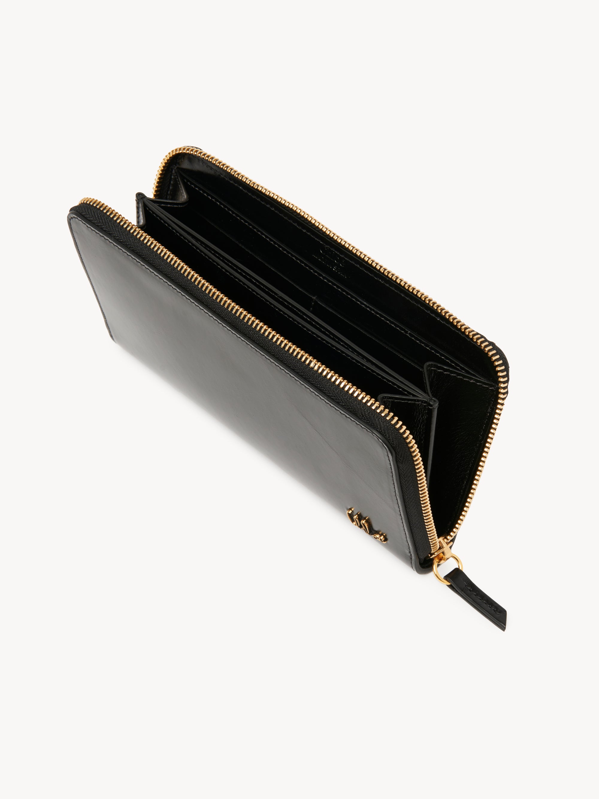 Long logo wallet - Black