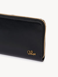 Long logo wallet - Black