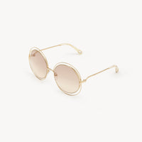 BASEPLUS_Gold & Nude SUNGLASSES - Gold & Nude