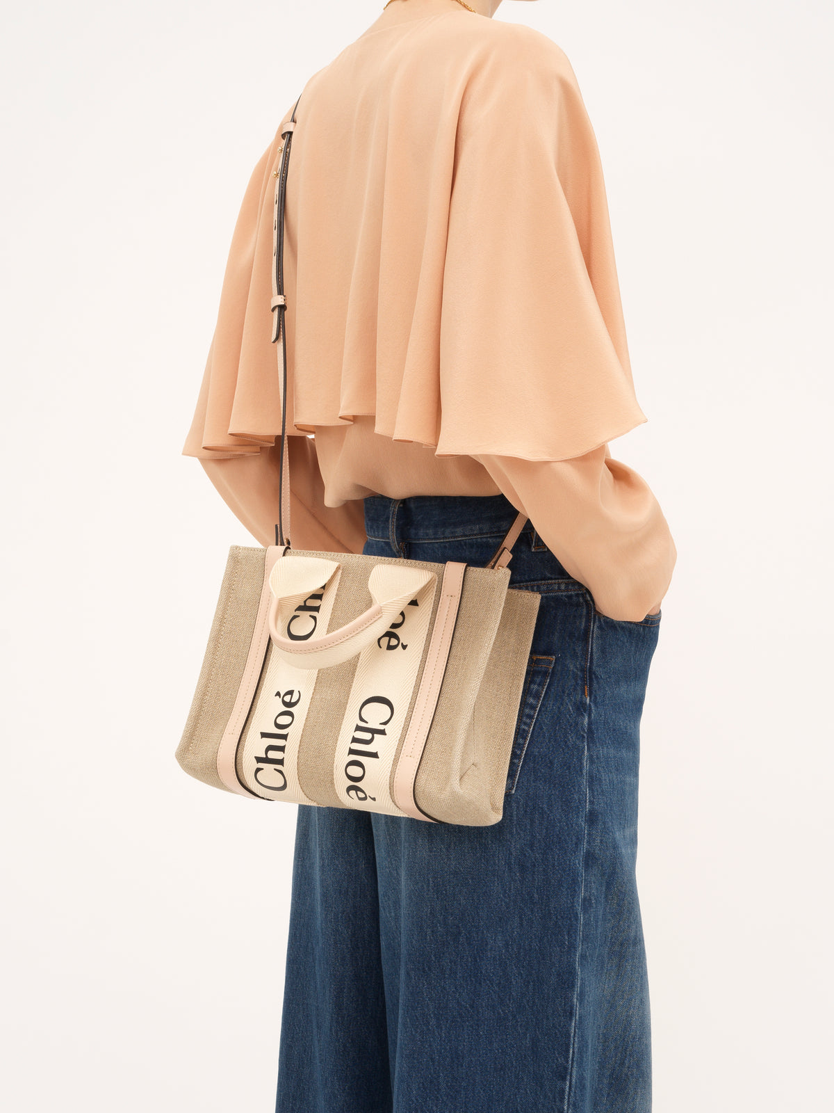 Cement Pink SMALL TOTE WIT - Cement Pink