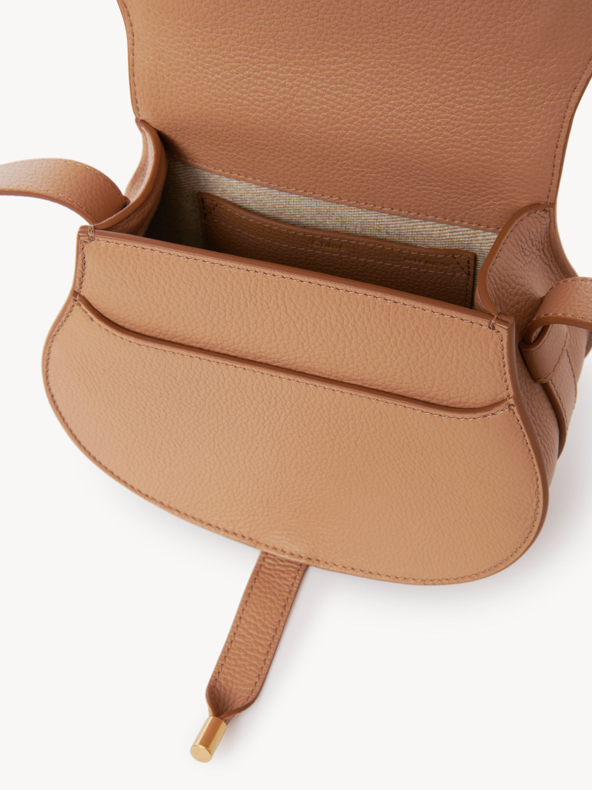 Light Tan SMALL SADDLE BAG - Light Tan