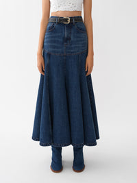 Dusky Blue SKIRT - Dusky Blue