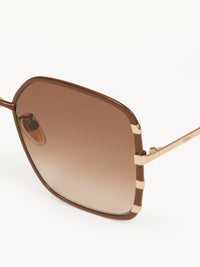 Gold & Brown SUNGLASSES - Gold & Brown