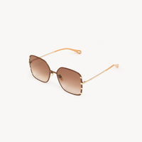 Gold & Brown SUNGLASSES - Gold & Brown