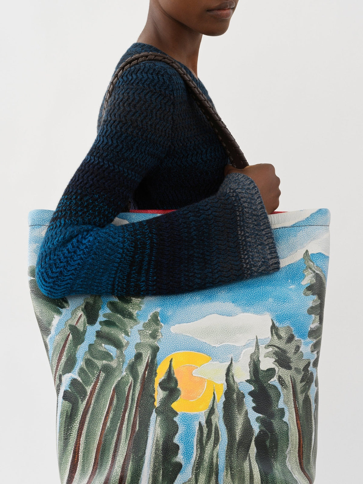 BASEPLUS_True Forest LARGE TOTE - True Forest