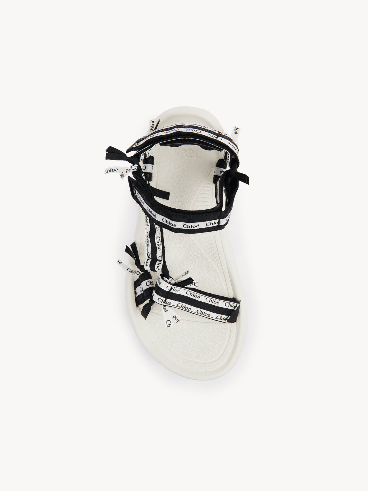 Black & White FLAT SANDA - Black & White