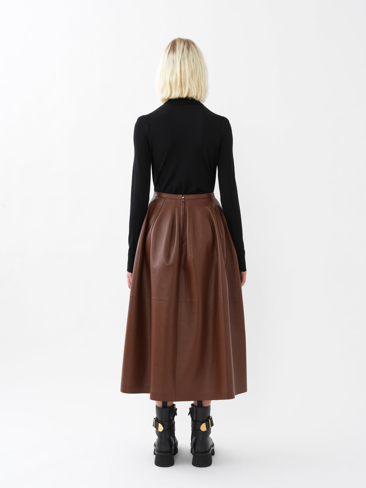 Dark Chesnut SKIRT - Dark Chesnut