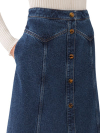 Faded Denim SKIRT - Faded Denim