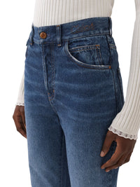 Faded Denim TROUSERS - Faded Denim