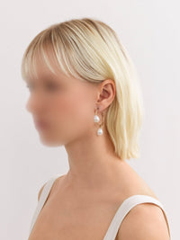 BASEPLUS_Pearl EARRINGS - Pearl