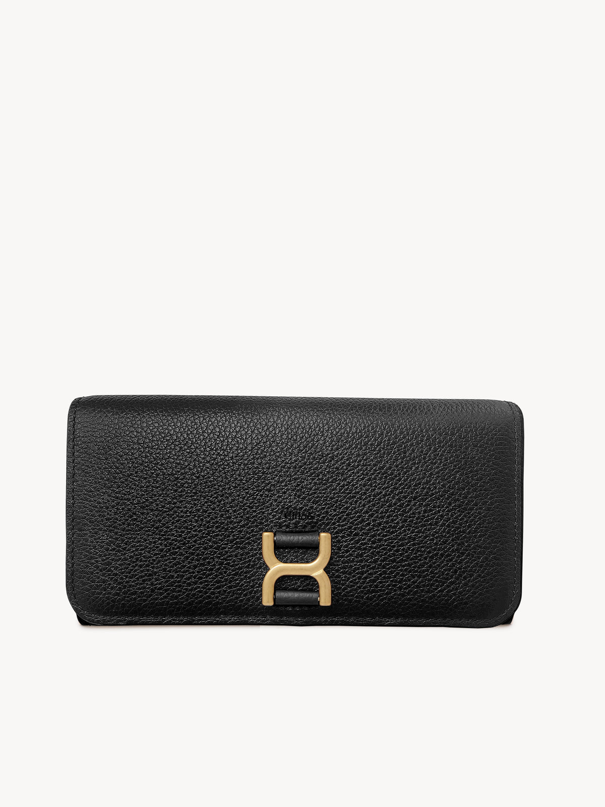 BASEPLUS_Black LONG WALLET WITH FLA - Black
