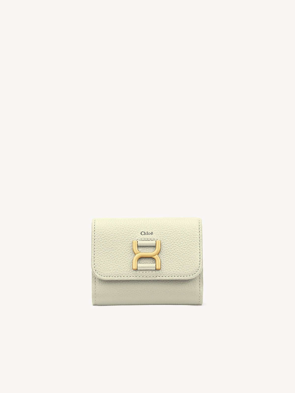 BASEPLUS_Misty Ivory SMALL TRIFOLD - Misty Ivory