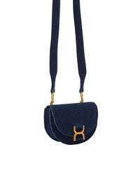 Denim MINI FLAP BAG - Denim
