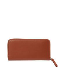 BASEPLUS_Caramel LONG ZIPPED WALLET - Caramel