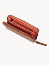 BASEPLUS_Caramel LONG ZIPPED WALLET - Caramel