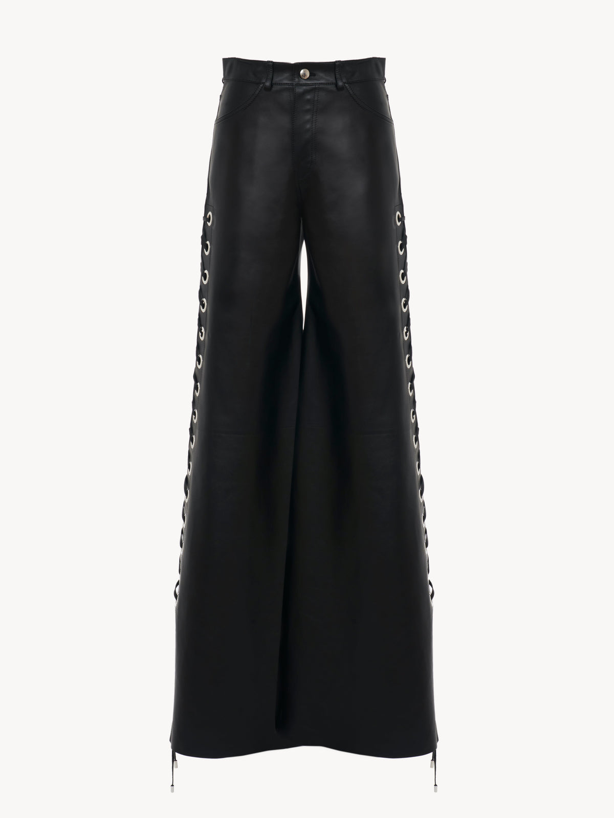 BASEPLUS_Black TROUSERS - Black