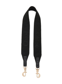 BASEPLUS_Black CANVAS STRAP CHLOE L - Black