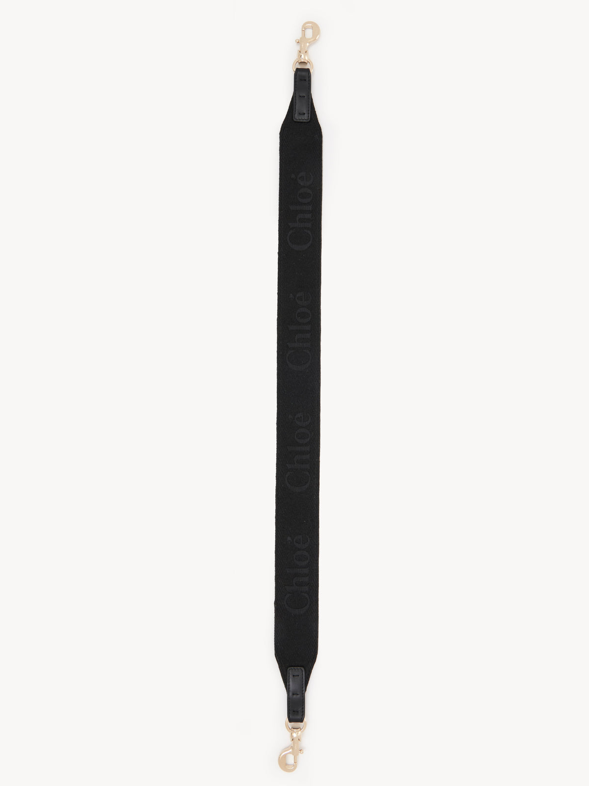 BASEPLUS_Black CANVAS STRAP CHLOE L - Black