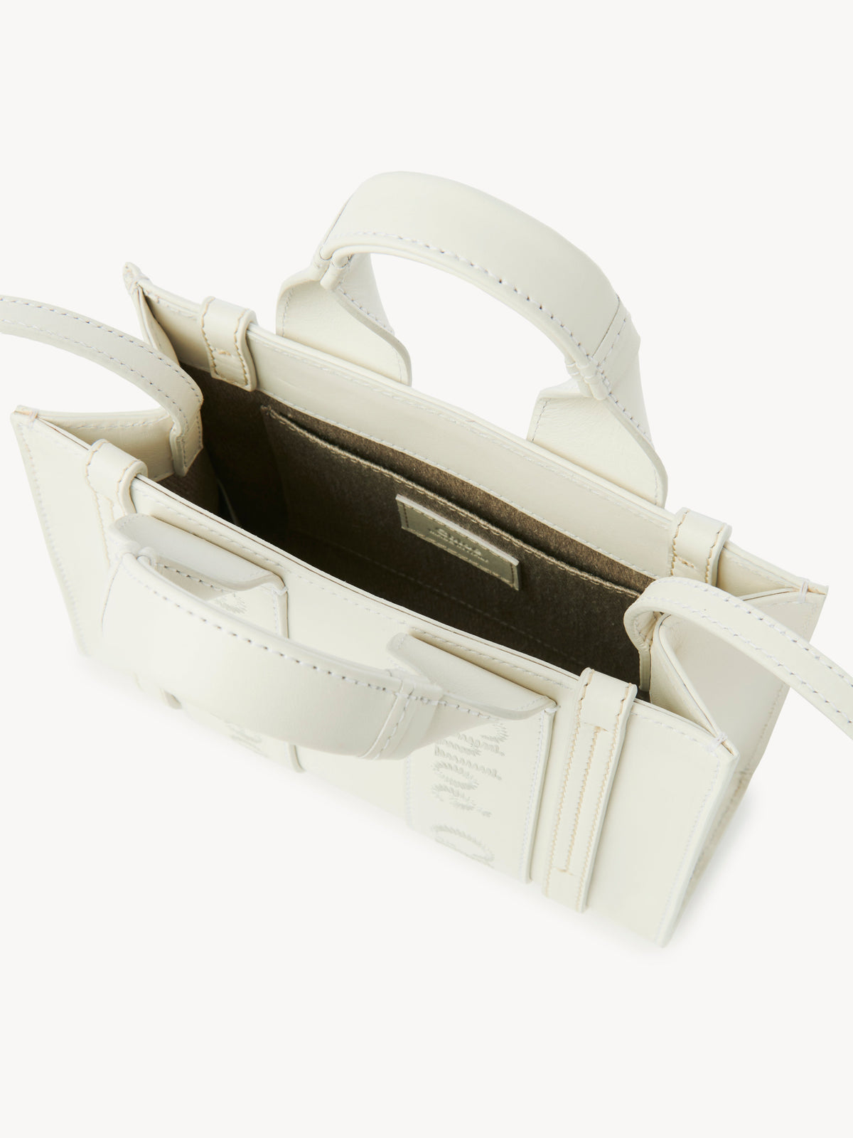 White MINI TOTE - White