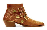 Ginger Brown ANKLE BOOTS - Ginger Brown