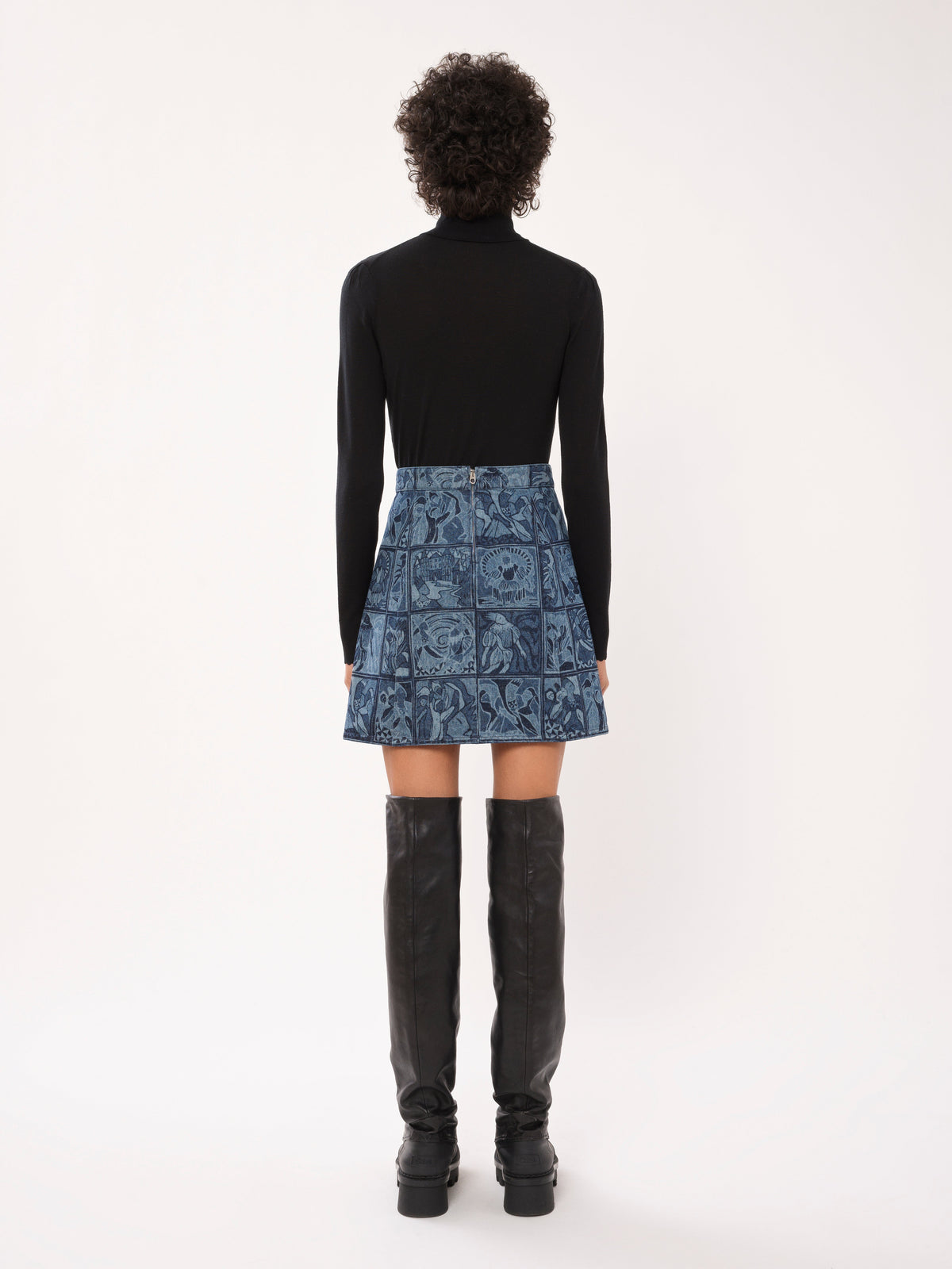 Multicolor Blue SKIRT - Multicolor Blue