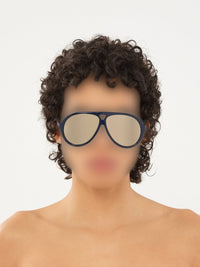 Blue & Brown & Green SUNGLASSES - Blue & Brown & Green