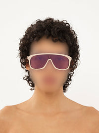 Ivory & Burgundy SUNGLASSES - Ivory & Burgundy