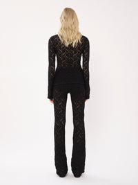 BASEPLUS_Black TROUSERS - Black