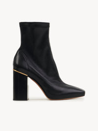 BASEPLUS_Black ANKLE BOOTS - Black