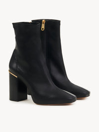 BASEPLUS_Black ANKLE BOOTS - Black