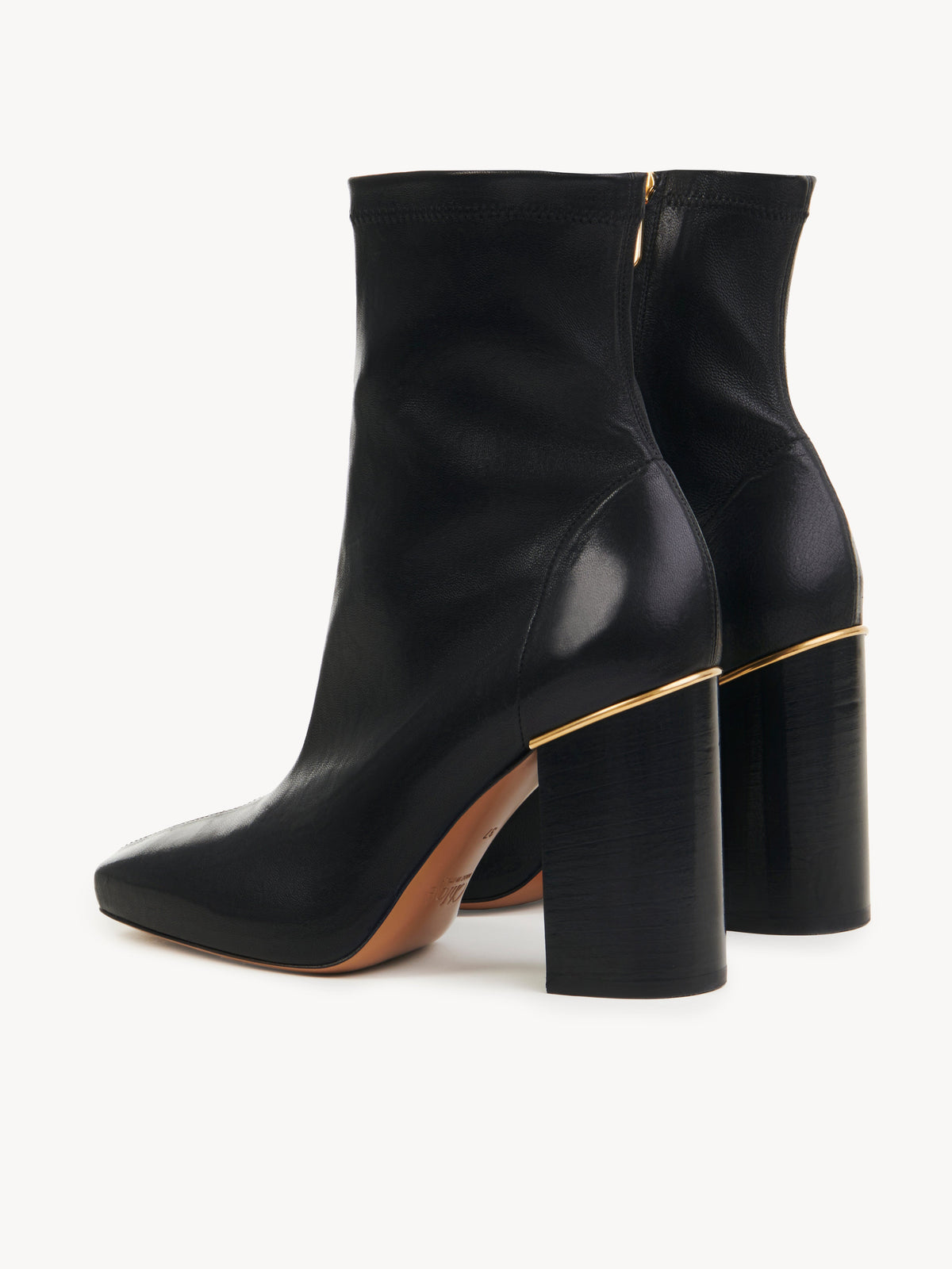 BASEPLUS_Black ANKLE BOOTS - Black
