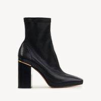 BASEPLUS_Black ANKLE BOOTS - Black