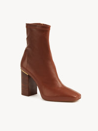 BASEPLUS_Cognac Brown ANKLE BOOTS - Cognac Brown