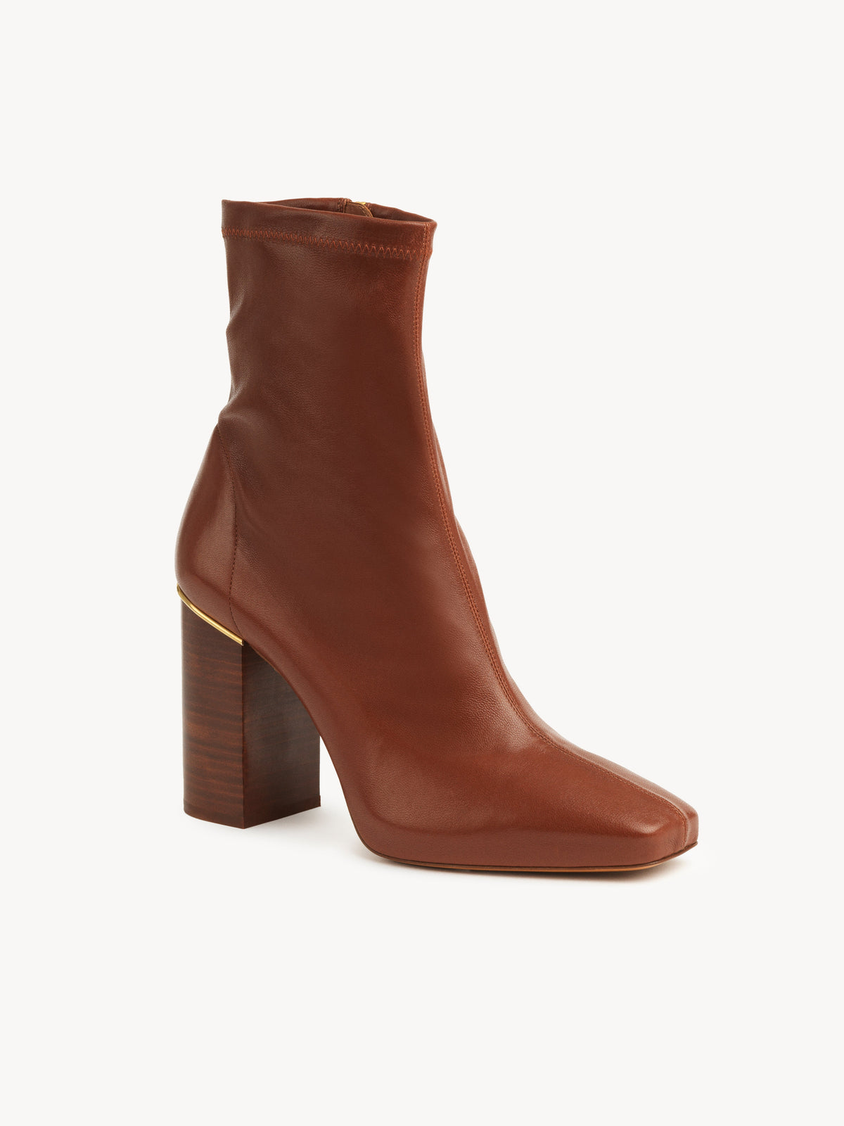 BASEPLUS_Cognac Brown ANKLE BOOTS - Cognac Brown