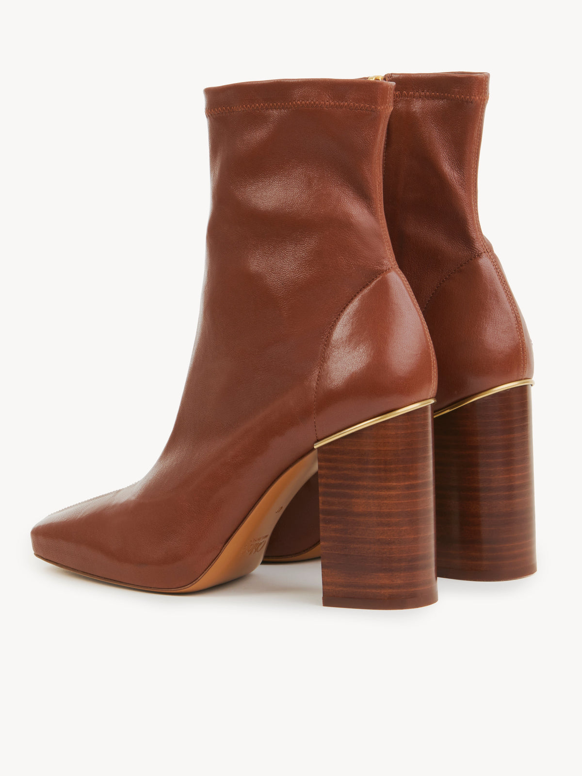 BASEPLUS_Cognac Brown ANKLE BOOTS - Cognac Brown