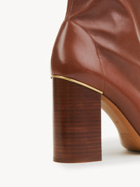 BASEPLUS_Cognac Brown ANKLE BOOTS - Cognac Brown