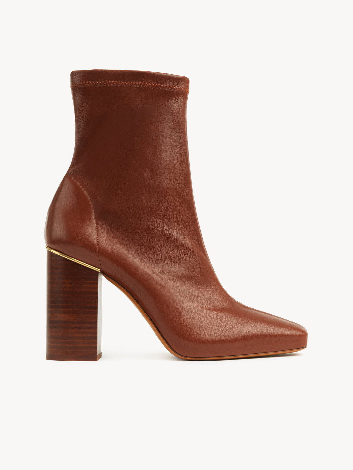 BASEPLUS_Cognac Brown ANKLE BOOTS - Cognac Brown