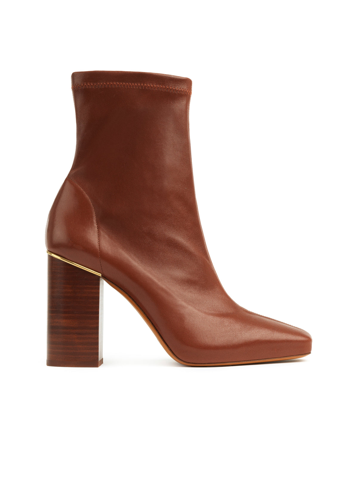 BASEPLUS_Cognac Brown ANKLE BOOTS - Cognac Brown