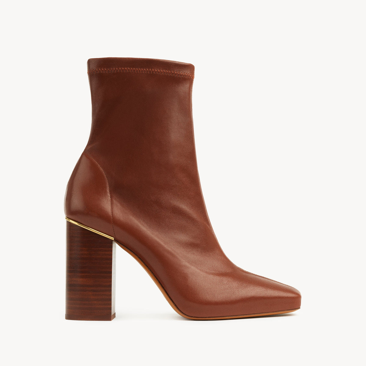 BASEPLUS_Cognac Brown ANKLE BOOTS - Cognac Brown