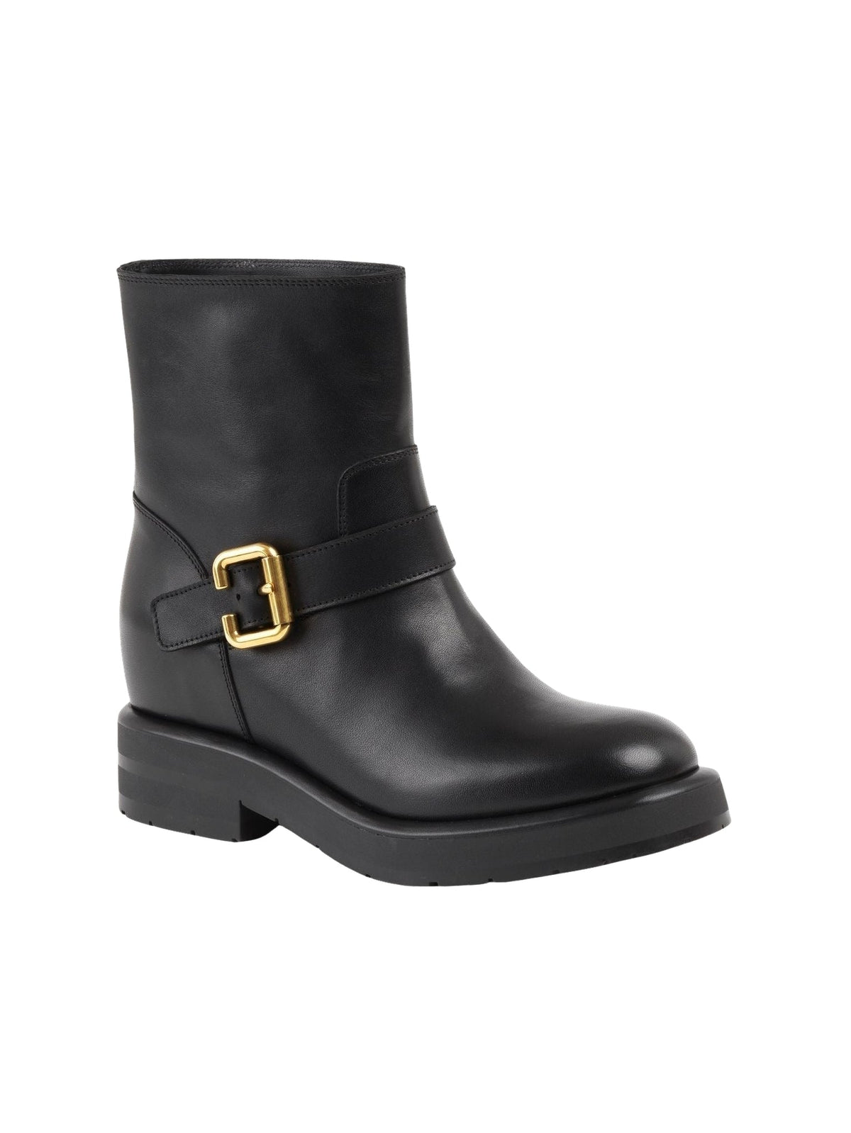 BASEPLUS_Black ANKLE BOOTS - Black
