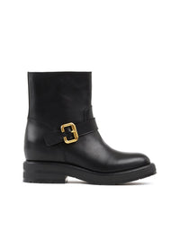 BASEPLUS_Black ANKLE BOOTS - Black