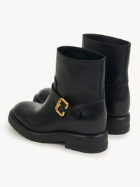 BASEPLUS_Black ANKLE BOOTS - Black