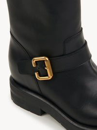 BASEPLUS_Black ANKLE BOOTS - Black
