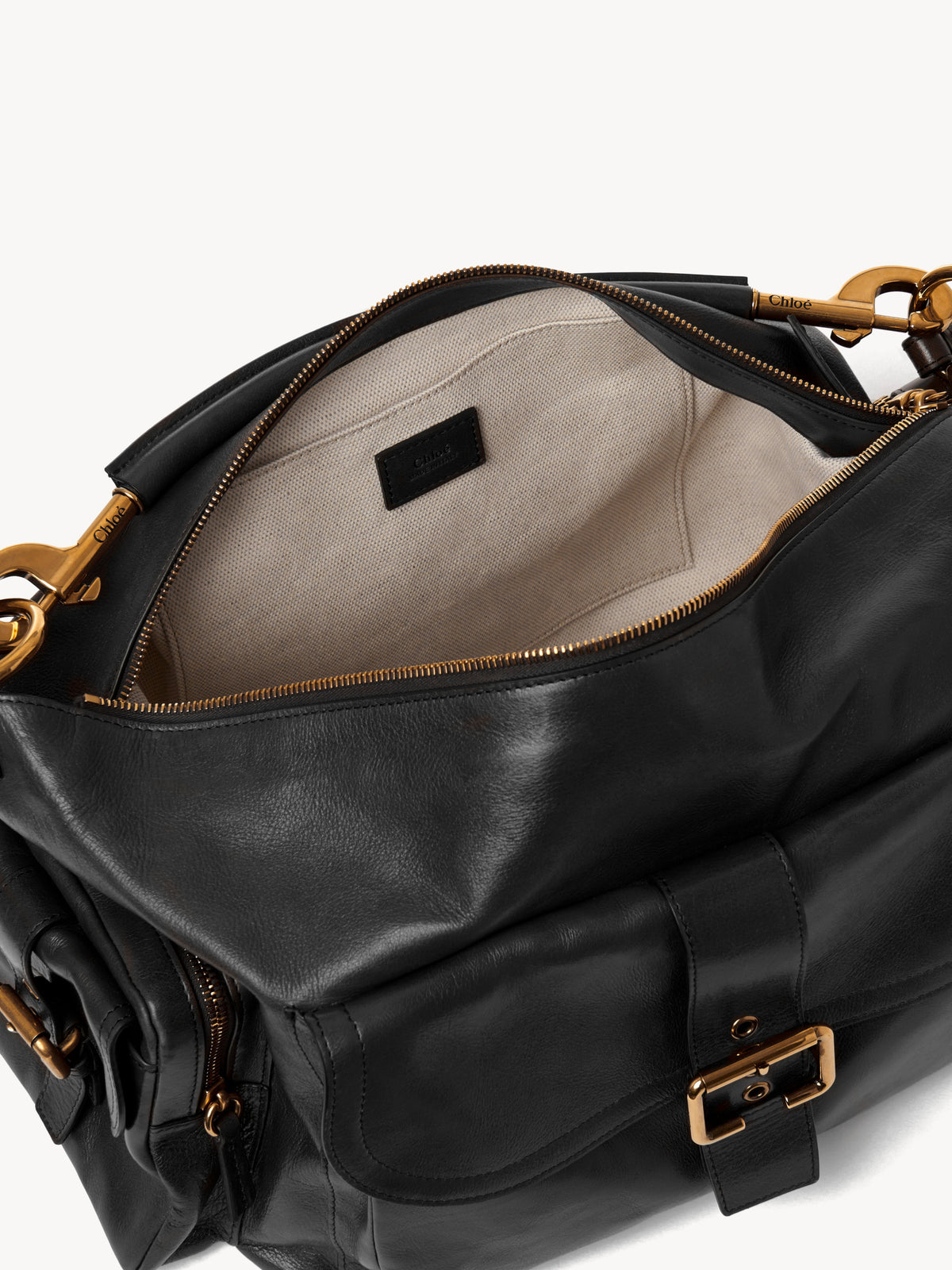 Black LARGE DOUBLE CARRY B - Black