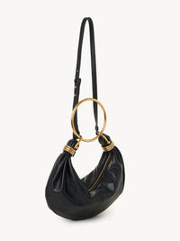 BASEPLUS_Black SMALL HOBO BAG - Black