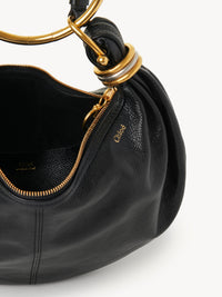 BASEPLUS_Black SMALL HOBO BAG - Black
