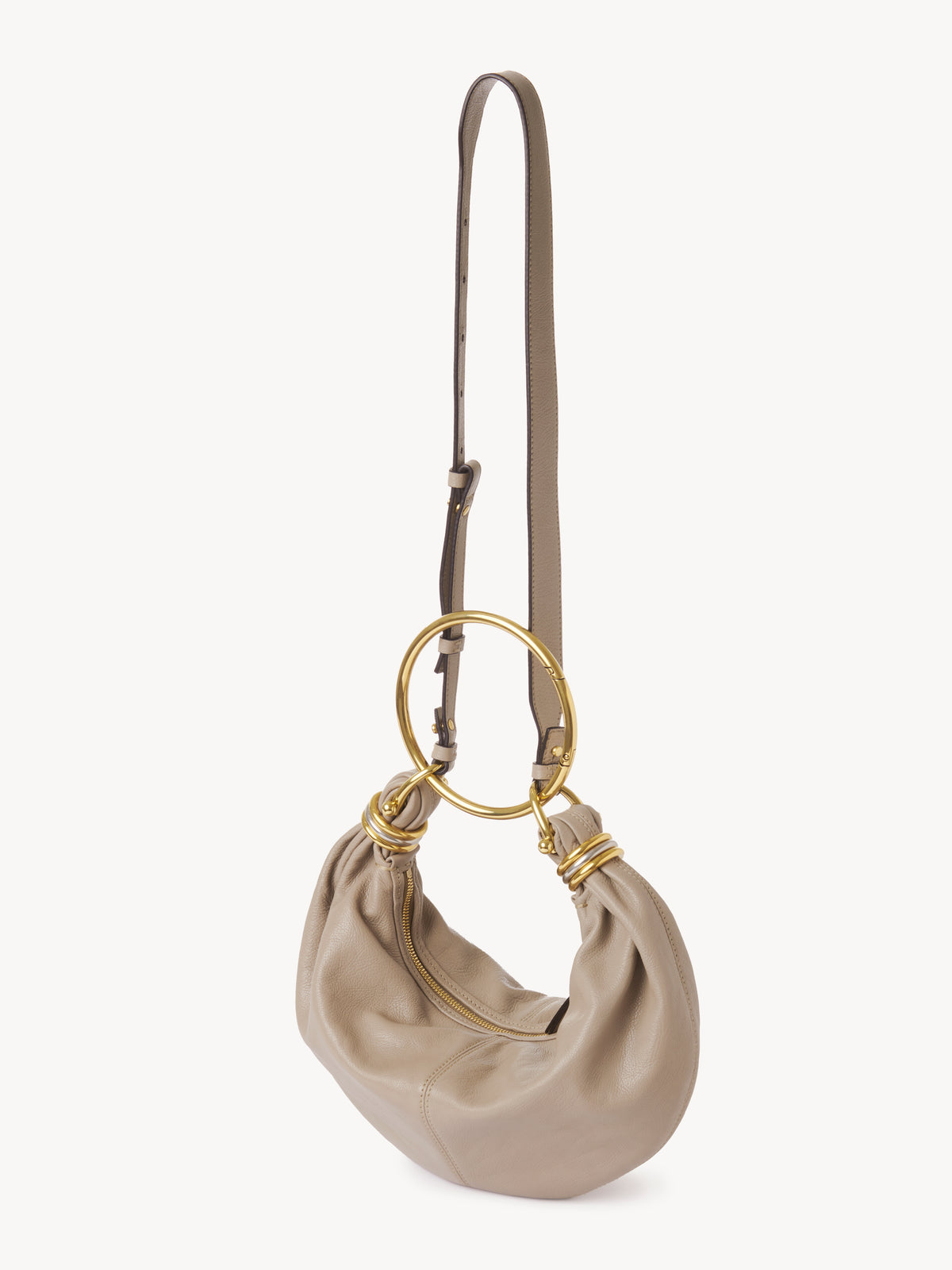 Motty Grey SMALL HOBO BAG - Motty Grey