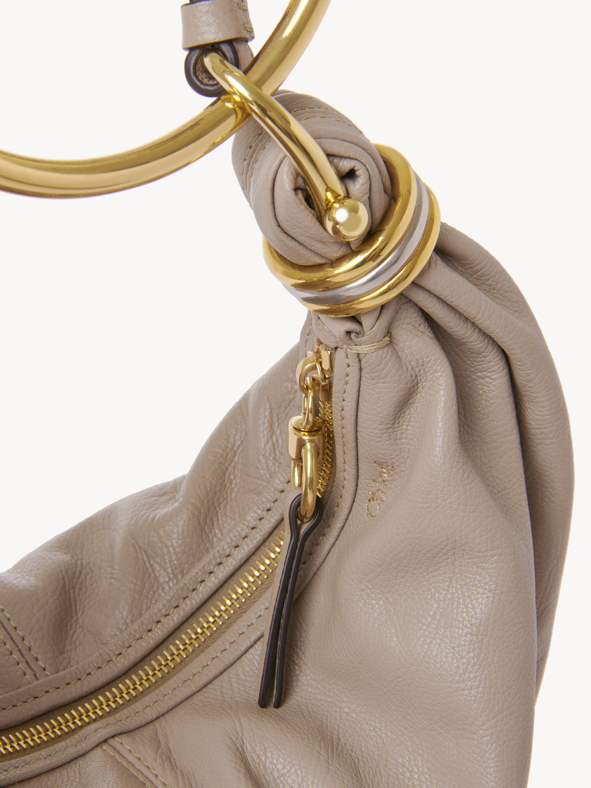 Motty Grey SMALL HOBO BAG - Motty Grey